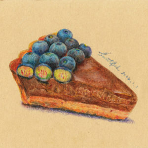 Read more about the article 藍莓巧克力塔｜Blueberry chocolate tart