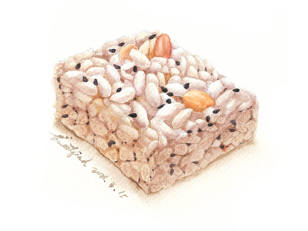 puffed-rice-watercolor-food-illustration-by-sweetfish-food-art