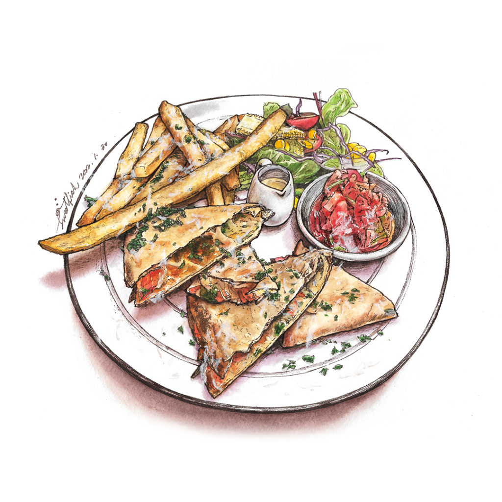 spicy-smoked-shicken-tortilla-watercolor-food-illustration-by-sweetfishfoodart