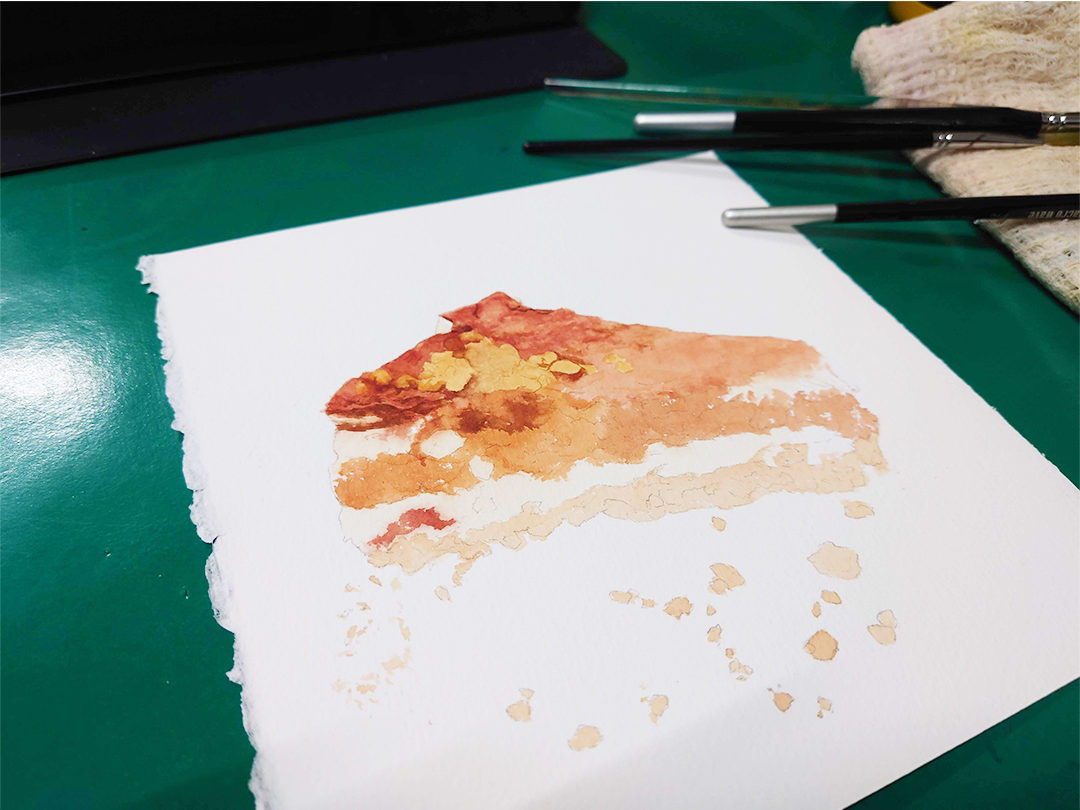 tiramisu-watercolor-food-illustration-by-sweetfish-food-art-painting-process