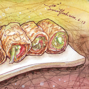 Read more about the article 豬肉捲餅｜Chinese pork stuffed scallion pancake roll