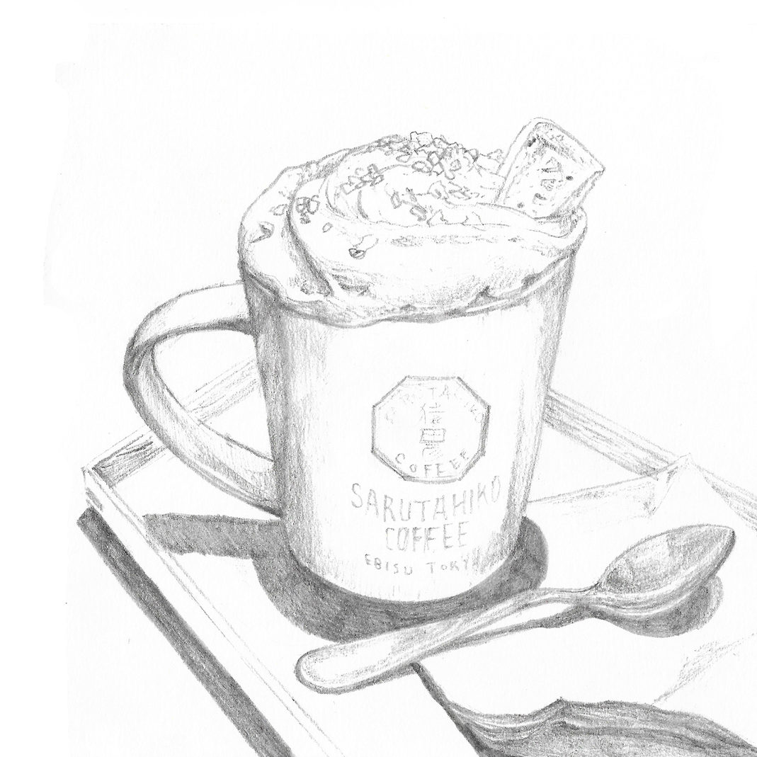 cocoa-pencil-sketch-food-illustration-by-sweetfish-food-art
