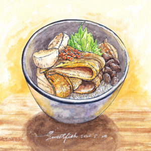 Read more about the article 星鰻干貝丼｜Conger eel & scallops rice bowl (Anago Don)