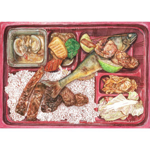 Read more about the article 豪華日式香魚便當︱Japanese sweetfish boxed meal．Ayu bento