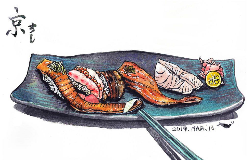 nigiri-sushi-watercolor-food-illustration-by-sweetfish-food-art