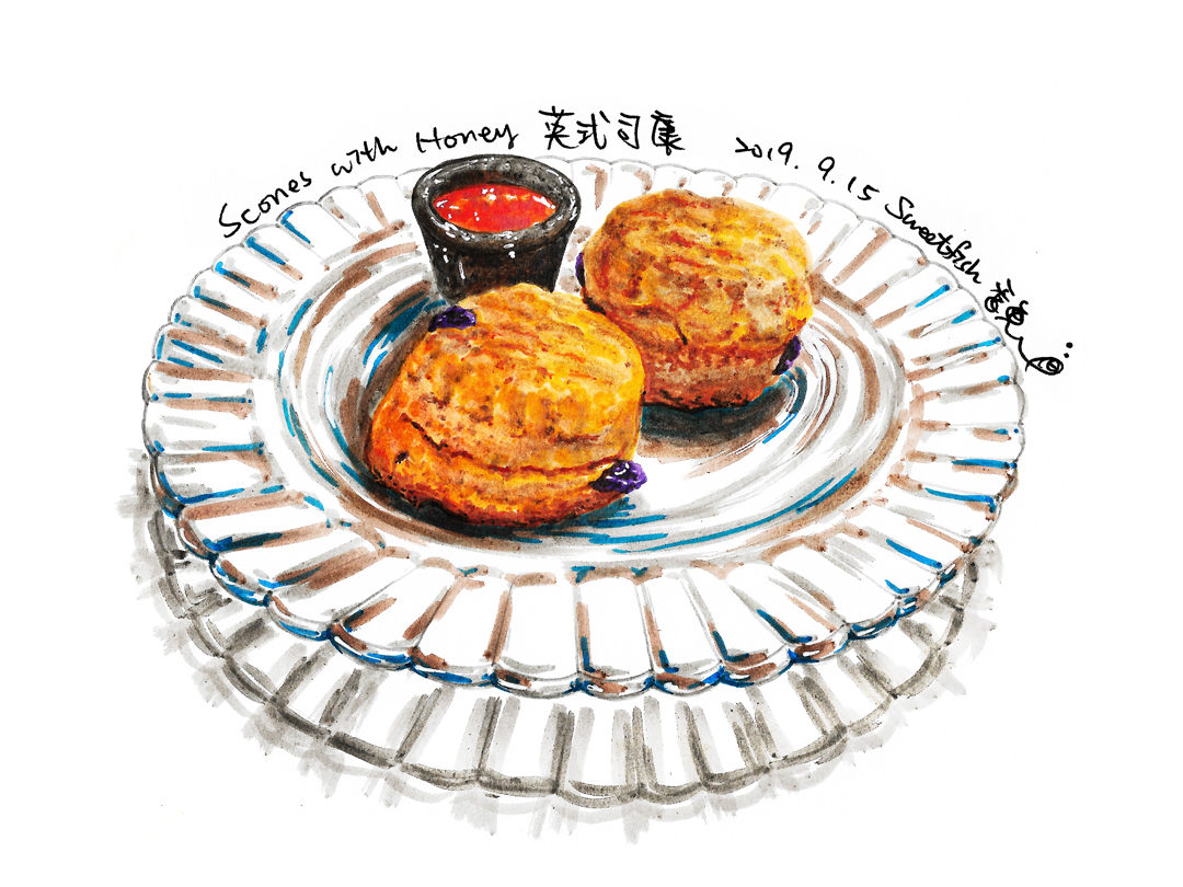 scone-marker-food-illustration-by-sweetfish-food-art
