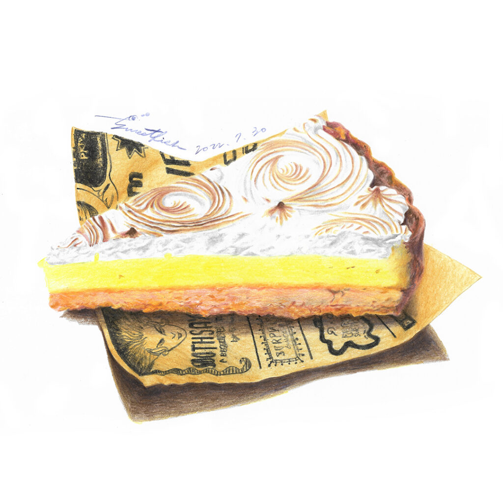 lemon-tart-colored-pencil-food-illustration-by-sweetfish-food-art