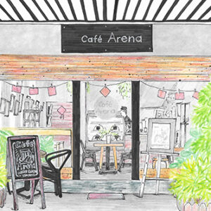 Read more about the article Cafe Arena｜店面插畫