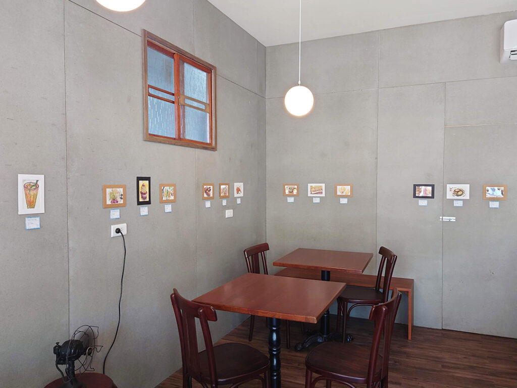 sweetfish-food-art-2022-year-end-solo-exhibition-trips-and-foods-at-homu-coffee-02
